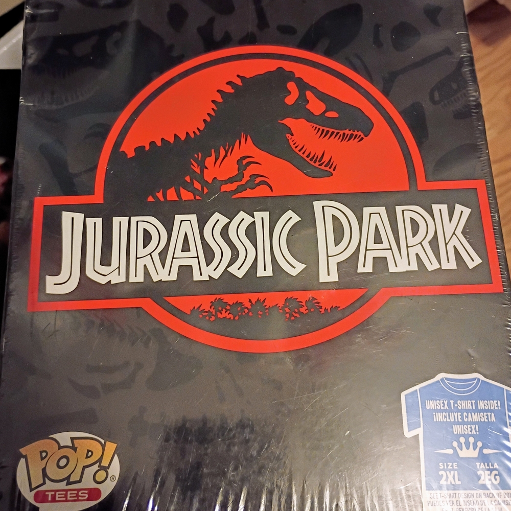 Funko Jurassic Park Gray and Red T-Shirt